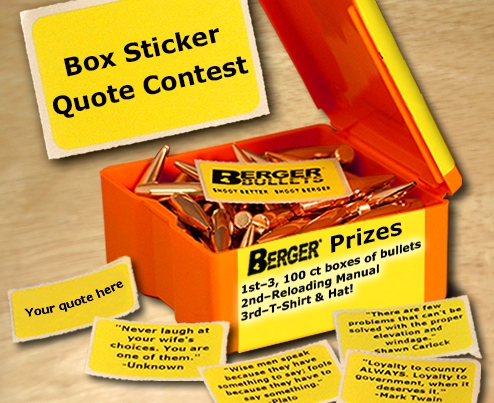 Berger Box Sticker Contest