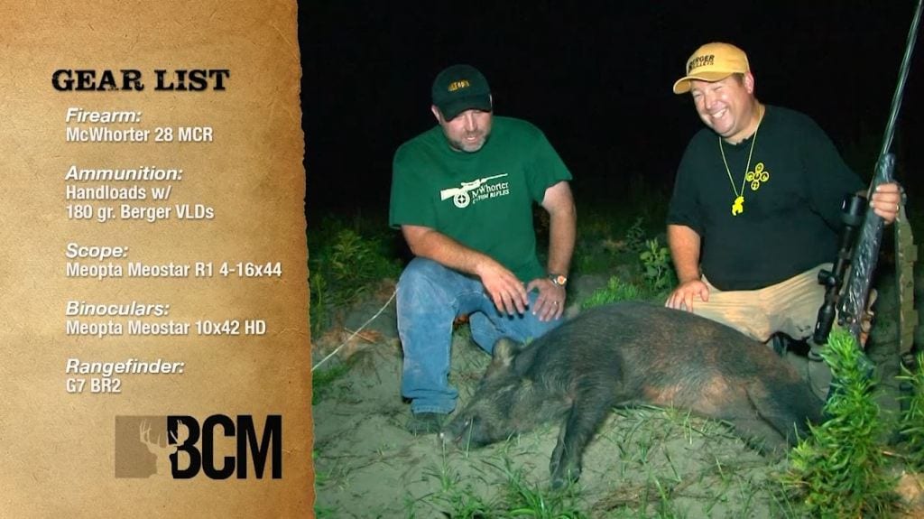Eric Stecker Hog Hunting with BCM