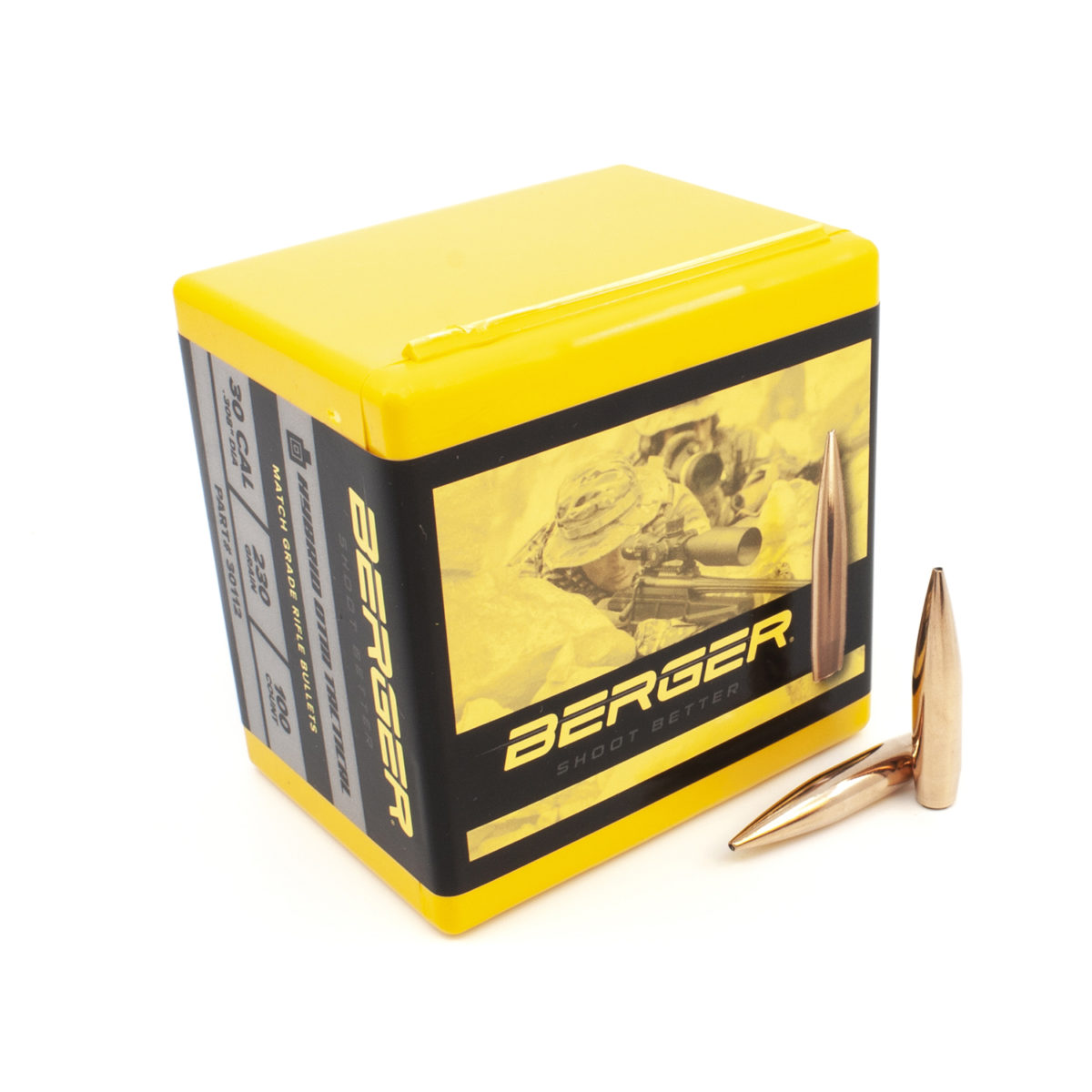 Berger Bullets | 30 Caliber 230 Grain Hybrid OTM Tactical