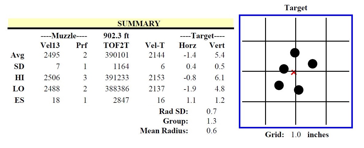 308 Winchester 208 gr LRHT 300 Meter Group 1