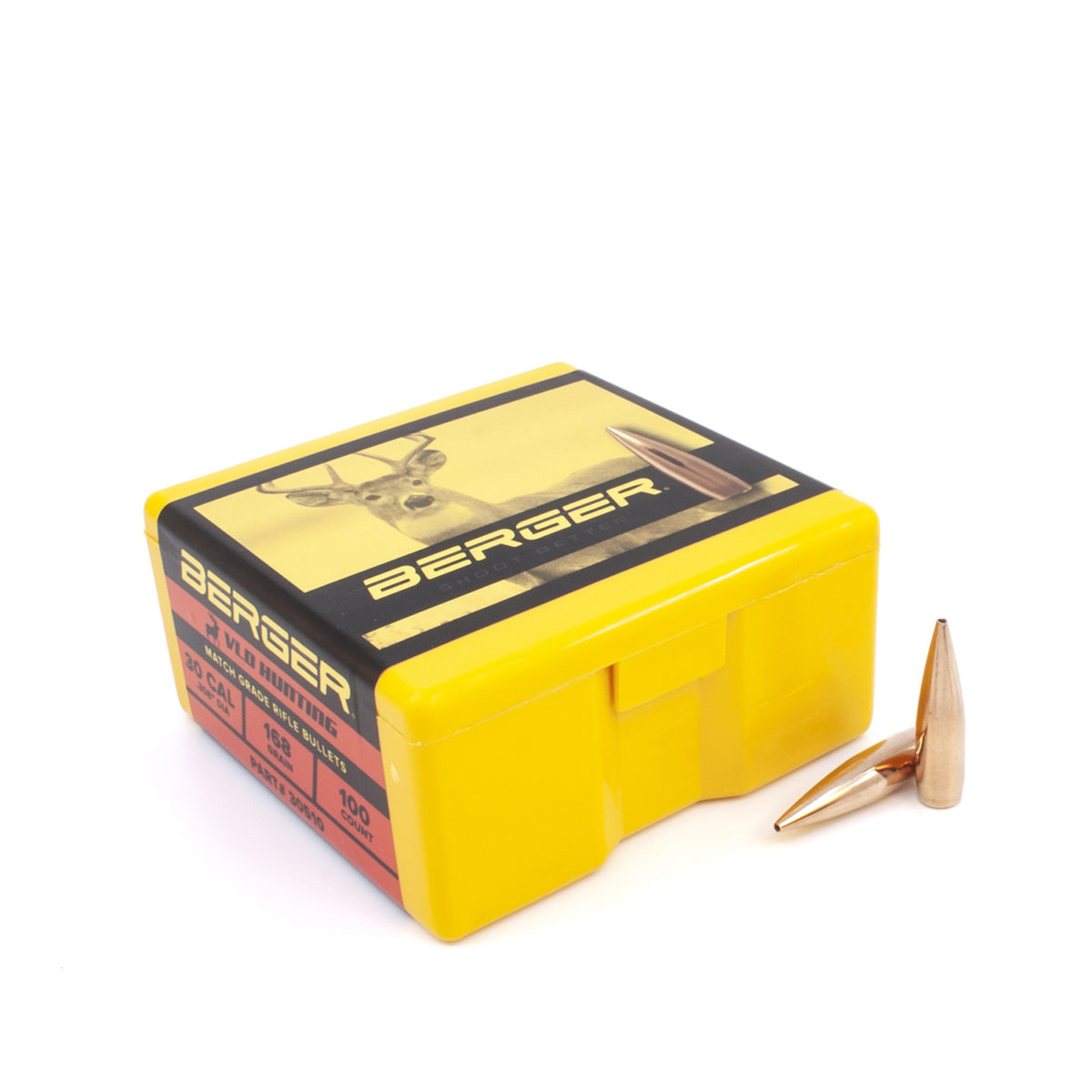 Berger Bullets | 30 Caliber 168 Grain Very Low Drag (VLD) Hunting