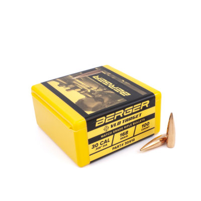 Berger Bullets | 30 Caliber 168 Grain Very Low Drag (VLD) Target