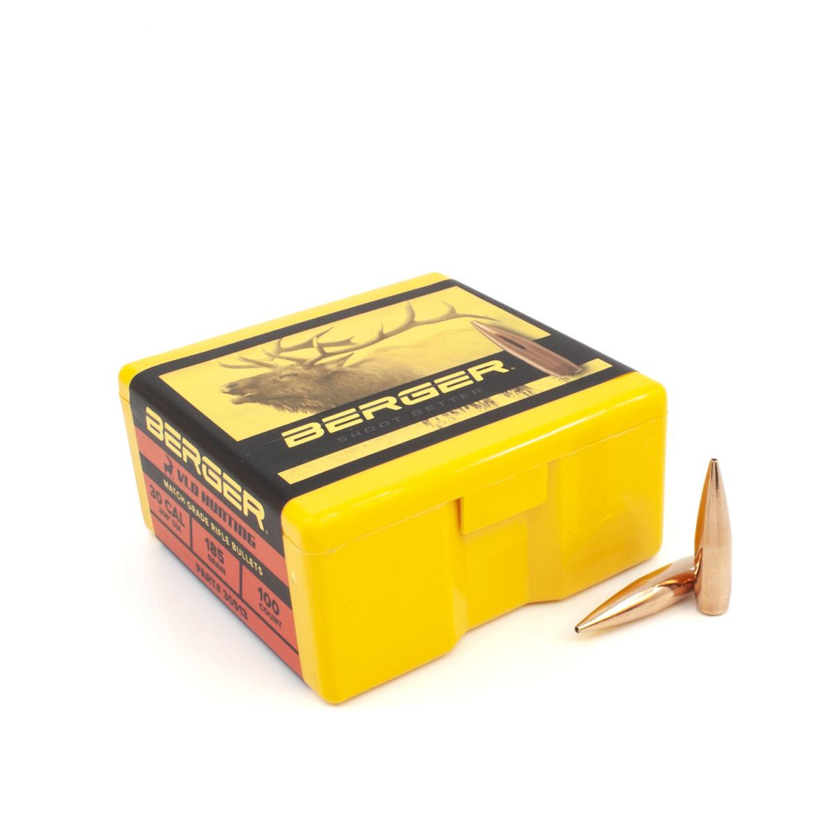 Berger Bullets | 30 Caliber 185 Grain Very Low Drag (VLD) Hunting