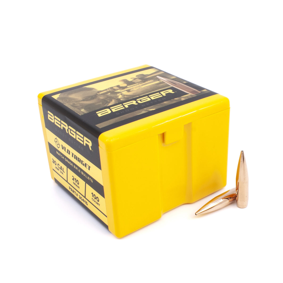 Berger Bullets | 30 Caliber 210 Grain Very Low Drag (VLD) Target