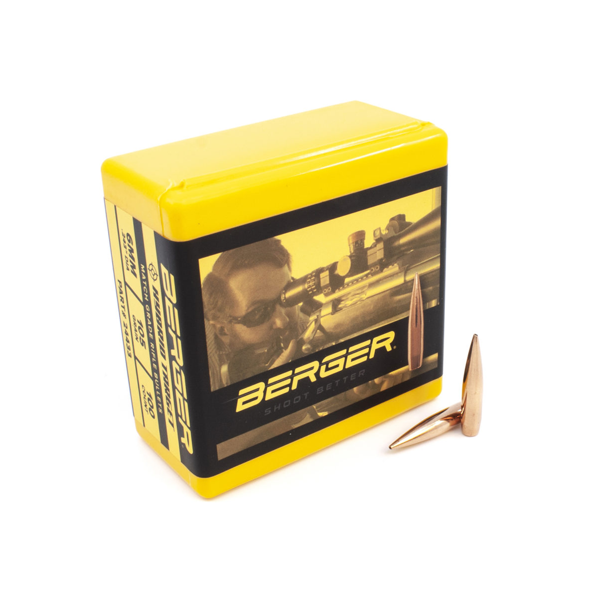 Berger match grade 6 mm Creedmoor 105 gr hybrid target