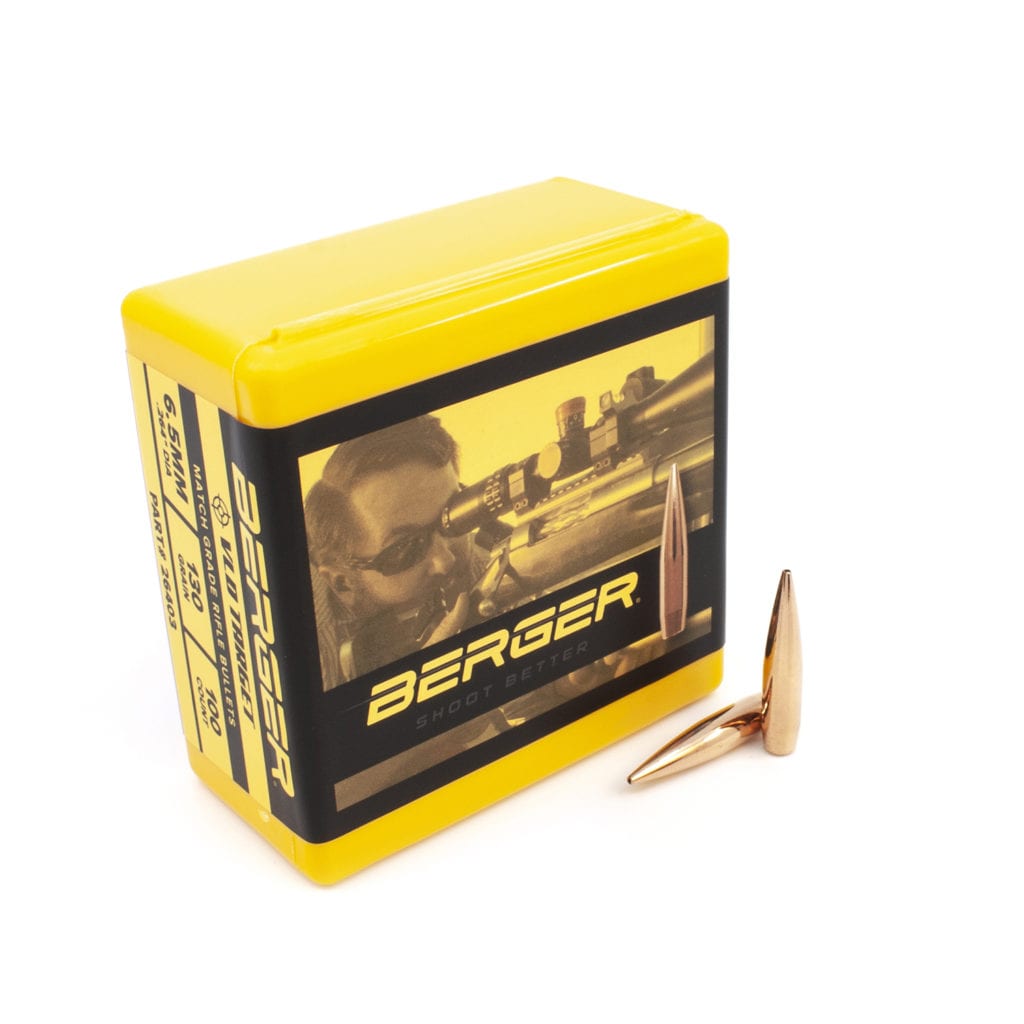 Berger Bullets | 6.5 mm 130 Grain Very Low Drag (VLD) Target