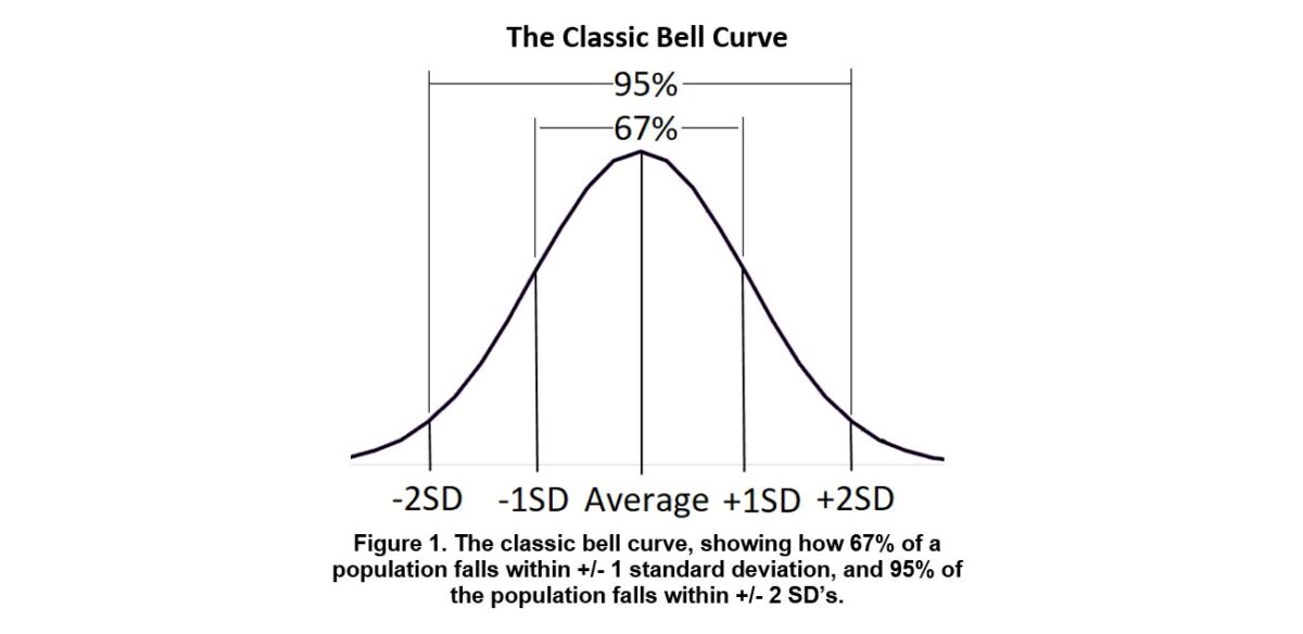 Standard Deviation of BC The Bell Curve Berger Bullets