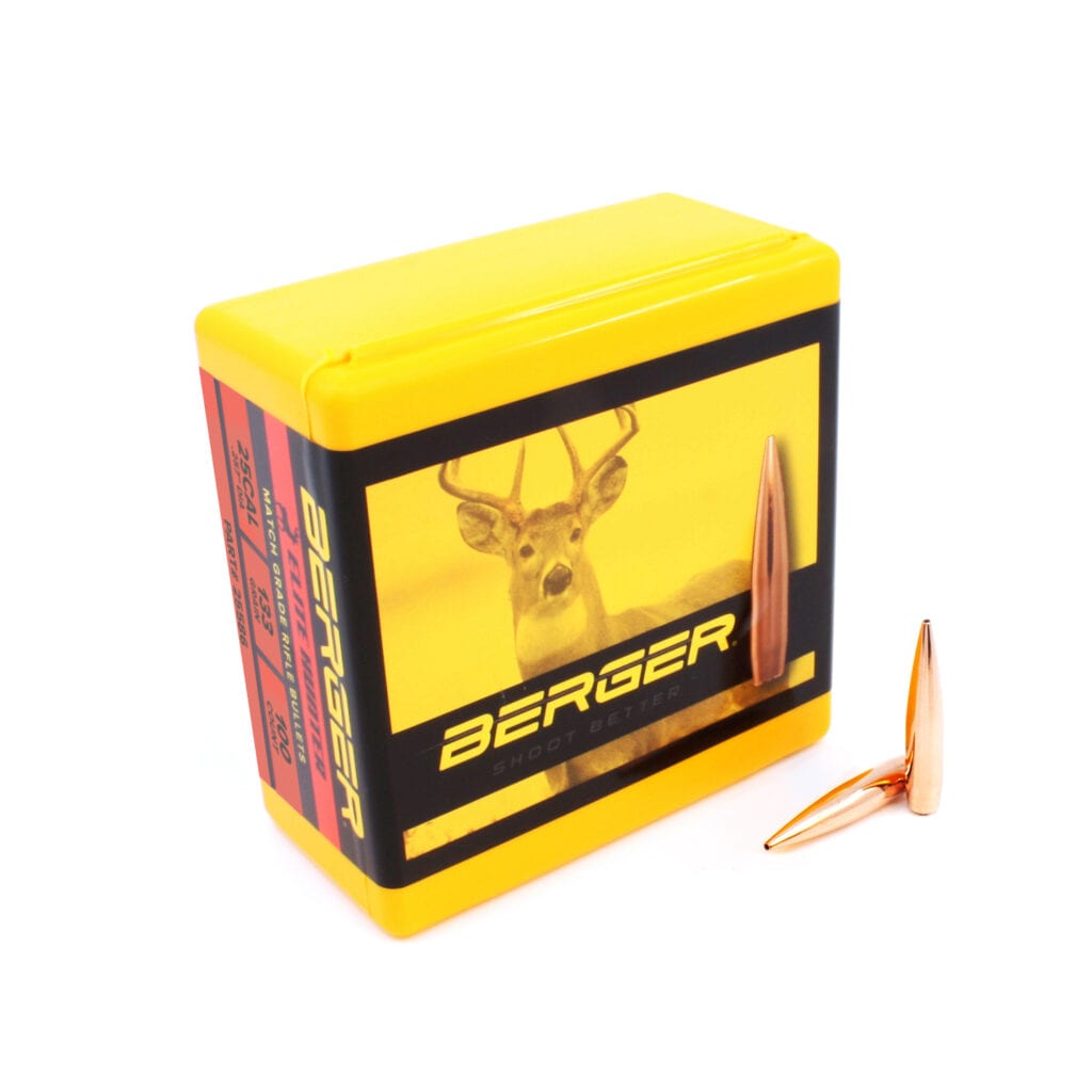 25 Caliber 133 Grain Elite Hunter Rifle Bullet | Berger Bullets