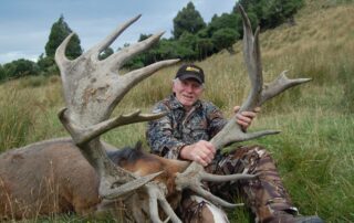 Walt Berger with Red Stag