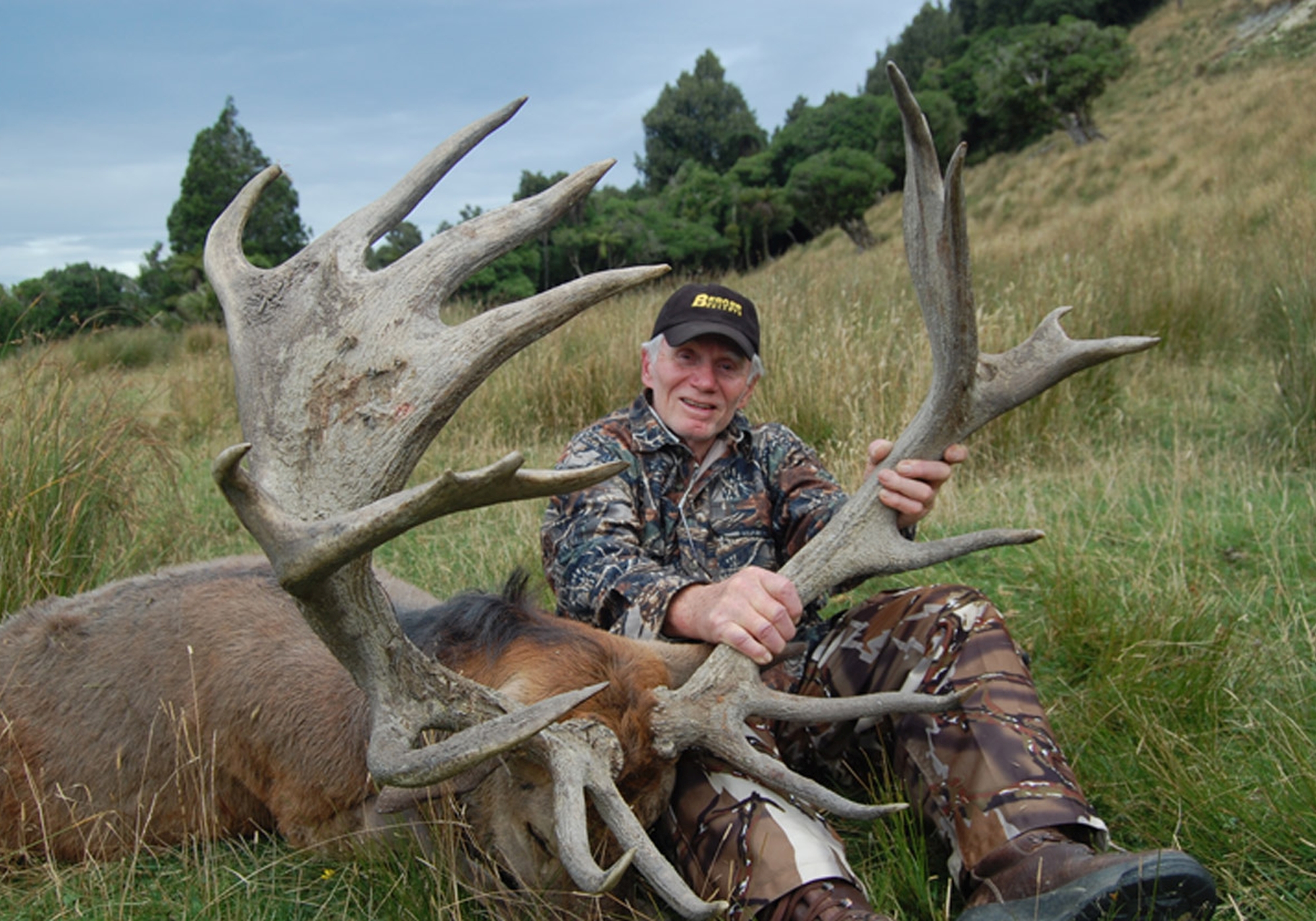Walt Berger with Red Stag