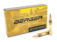 Berger 223 Remington 69 Gr OTM Rifle Ammunition